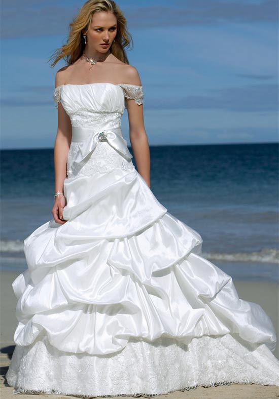 Orifashion HandmadeRomantic Beach Bridal Gown / Wedding Dress BE - Click Image to Close